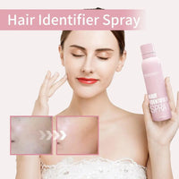 114G Facial Hair Identification Spray Dermaplaning Hair Removal Spray Face Fuzzy Hair Marker with Scraper Eyebrow Trimmer